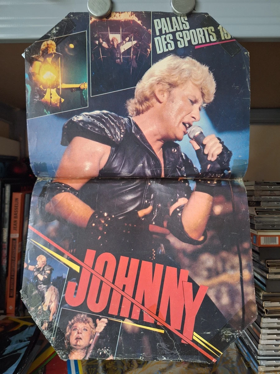 Poster De Johnny Hallyday - Format 52 X 80 Cm - Neuf, Origine France