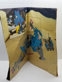 Vintage LEGO Classic Space 6931 FX-Star Patroller Instruction Manual 1985 Rare