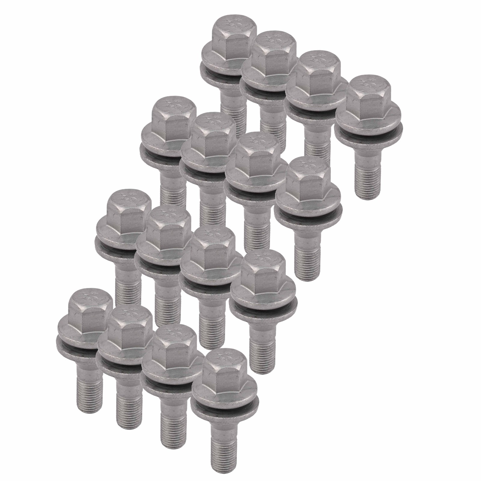 16 pezzi bulloni ruota bulloni ruota per Citroen C3 C4 C5 Berlingo Peugeot 206 207 IT foto 6