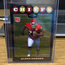 Topps Chrome 2008 Glenn Dorsey Kansas City Chiefs Rookie Base Card #TC228. rookie card picture