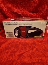 WEATHERX AM/FM Weather Radio W/Flashlight Lantern Hand Crank New In Box