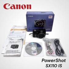 Canon PowerShot SX110 IS Black Digital Camera Accessories Included