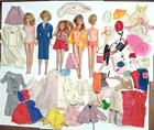 Large Estate Lot of Vintage 60`s Barbie Francie Skipper Clothing & Accessories + — photo 1