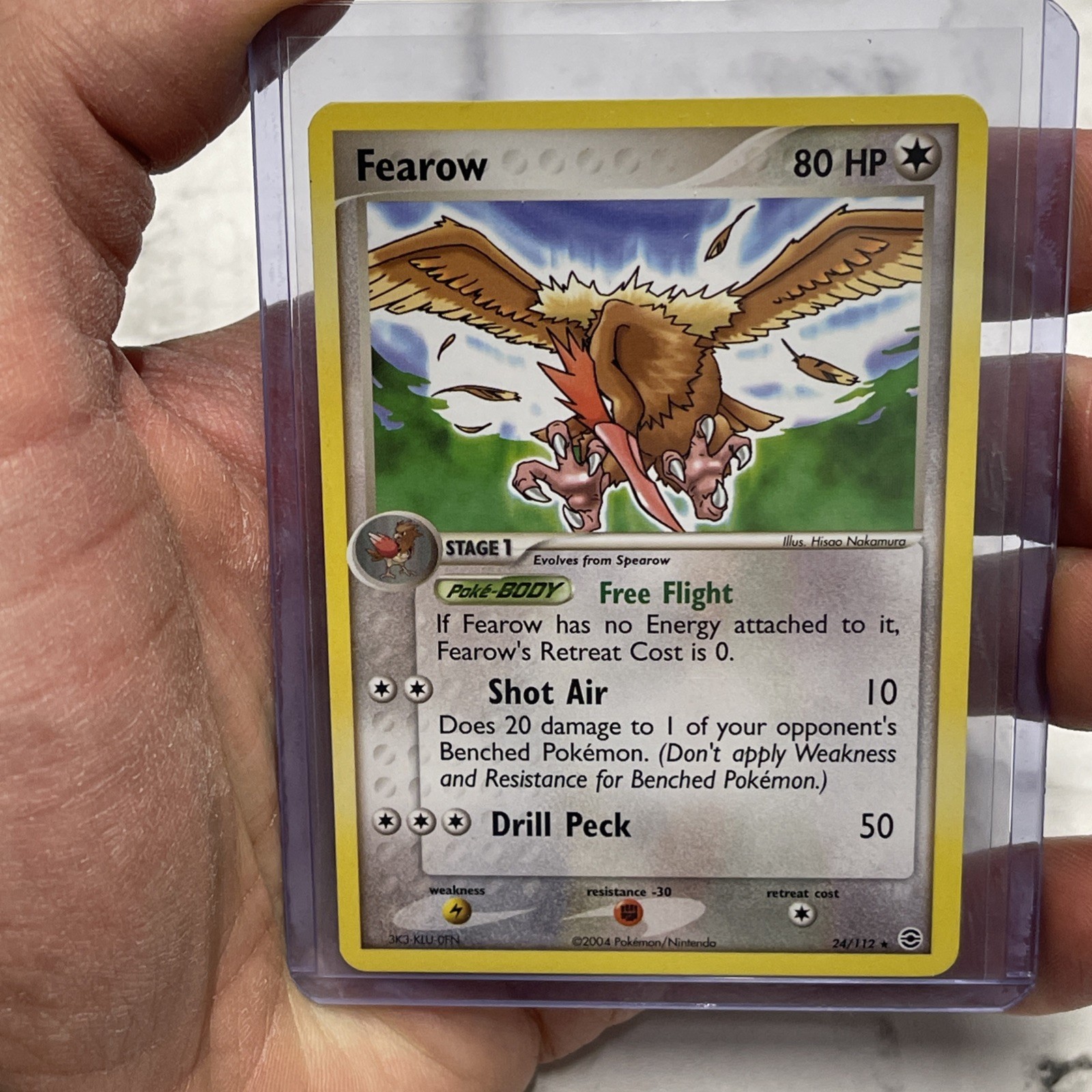 Fearow EX FireRed & LeafGreen 24/112 Regular Rare Pokémon TCG NM Near Mint Card