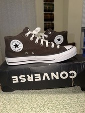 Size 10-Converse Men  s Chuck Taylor A Star Mid Malden Street-New/box Without Lid