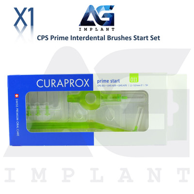 CPS Prime Interdental Ultrafine Bristles Start Set Teeth Brushes Oral Hygiene