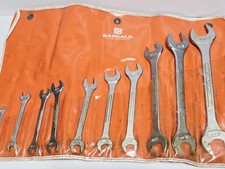 10 Pcs - Vintage Barcalo Buffalo Open End Wrenches Set, sizes 1/4" - 1-1/8"