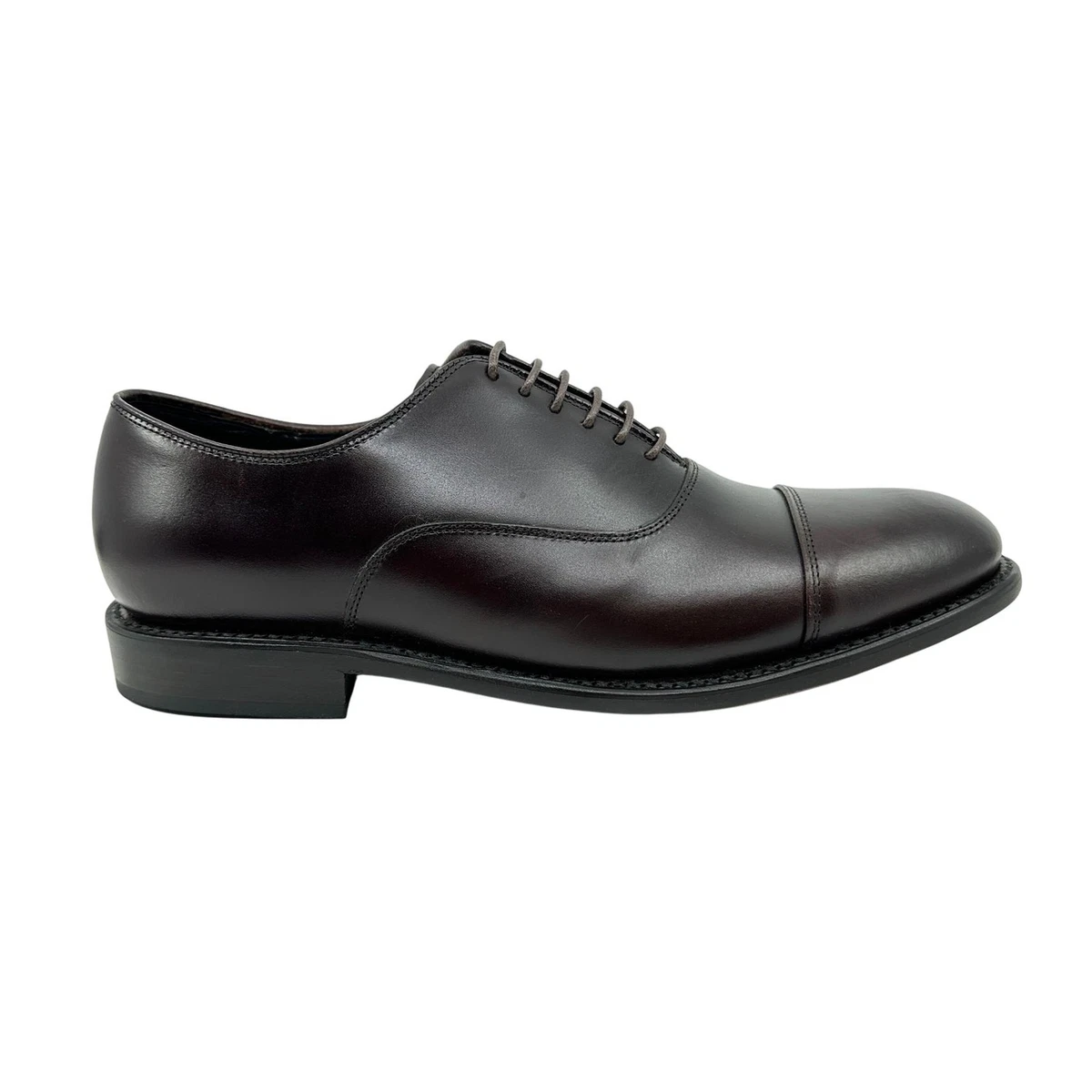 G.H. Bass Banks Cap Toe Oxford Dress Shoes Black Leather Men\'s 9.5M Captoe Oxford Shoes - Etsy main image 4
