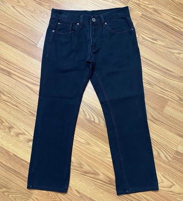 Vintage Zoo York Jeans Black Denim 31x28 Regular Straight Skater 
