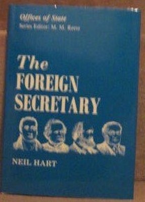 Foreign Secretary by Hart, Neil Hardback Book The Fast Free Shipping