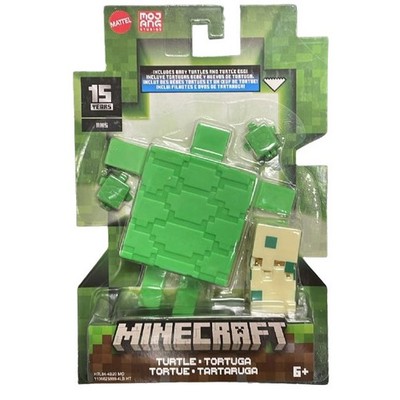 Mattel Minecraft Action Figure - TURTLE [Includes Baby Turtles & Egg] HTL84 -New