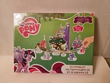 My Little Pony Friendship Is Magic 3-D Sticker Kit NIB