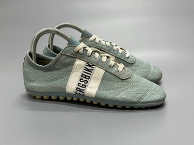 Bikkembergs Leather Shoes Light Blue Women s Size EU 37 (Approx. 24 cm)