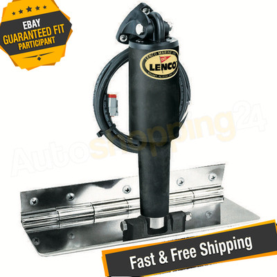 Lenco 15088-101 Limited Space 12V Electric Trim Tab without Switch, Pair