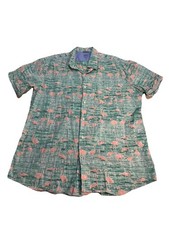Izod Saltwater Relaxed Fit - Size Men  s XL - Blue And Flamingos