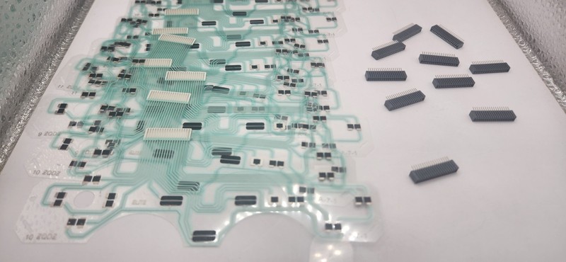 Ps2 Controller Conductive Membranes (10pcs) And Socket Connectors 18pin (10pcs)