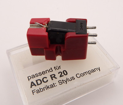 ADC 220 E Tonabnehmer System 1/2'' - mit neuer Stylus Company Diamant Nadel R 20