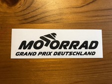 Sticker Aufkleber MotoGP Deutschland Sachsenring GrandPrix 130x37 Carbon