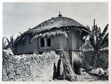 Aksum Reception House Ethiopia Africa 1930 photogravure vintage print