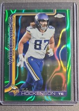 2025 Topps Chrome T.J. Hockenson Green Lava  #/99 Minnesota Vikings