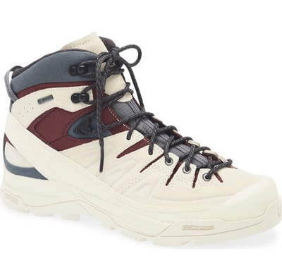 Salomon X-ALP Mid LTR GTX GoreTx Almond Milk Catawba Grape Turbulence HikingBoot