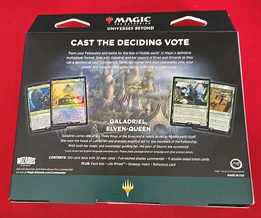 Elven Council LotR Commander Deck Lord Of The Rings MTG | eBay