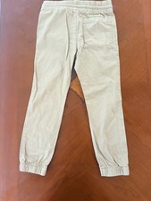 H M Beige Pull On Jogger Pants For Kids