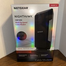 Netgear Nighthawk CM1200 Multi-Gig Speed Cable Modem DOCSIS 3.1 New 606449140750