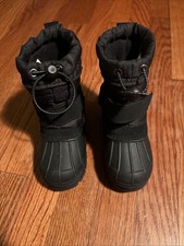 KHOMBU Taelor Kids' Snow Boots In Black Size 7T