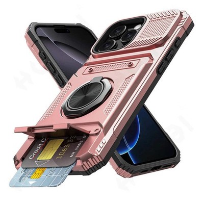 Case For iPhone 16 15 14 13 12 11 Pro Max XS XR 8 7 Plus Magnetic Rotated Ring K