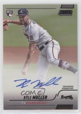 2022 Topps Stadium Club Auto Black Foil 22/25 Kyle Muller #SCBA-KMU Auto 0a6
