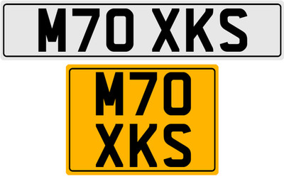 M70 XKS MICK MICHAEL MIK PRIVATE NUMBER PLATE PREFIX STYLE UK