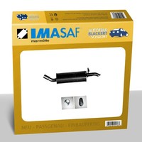 Imasaf ESD Auspuff Endtopf für Ford Fiesta III (Gfj) 1.6 65/66KW O.Kat