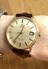 Vintage Mens Omega Seamaster Automatic Geneve Date Watch 