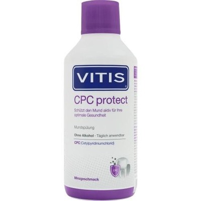 2x VITIS CPC protect Mundspülung 500 ML