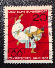 1964 Bund, Mi Nr. 451  Olympische Sommerspiele 1964 Tokio, gestempelt