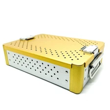 Instrument Sterilization Tray Box 240x175x60mm With Silicone Mat Disinfection-