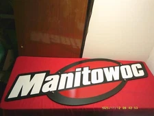 Manitowoc Crane Sign 555 Crawler  