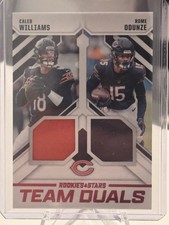 Panini Rookies & Stars 2025 Williams Odunze Team Duals Bears TD-CHI Memorabilia