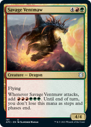 Savage Ventmaw #191 Commander: Adventures in the Forgotten Realms MTG