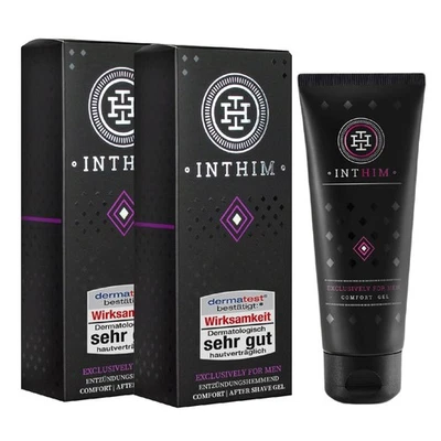 IntHim Comfort After Shave Gel für Männer 2 x 100 ml aus Die Höhle der Löwen Set