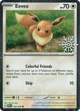 Eevee (Holiday Calendar) Holo Common Miscellaneous Cards & Products 133/165 NM