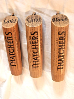 Thatcher's Haze Griff UND zwei goldene Kneipengriffe