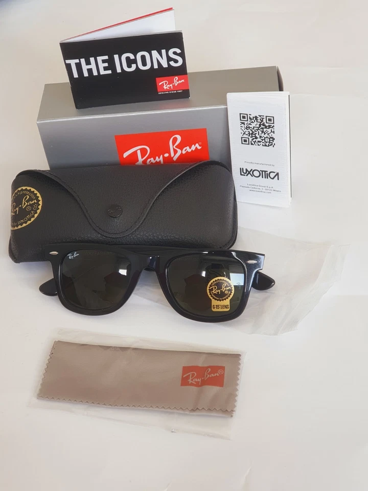Ray-Ban RB2140 Noir 60□18-140– État Neuf - Photo 2/4