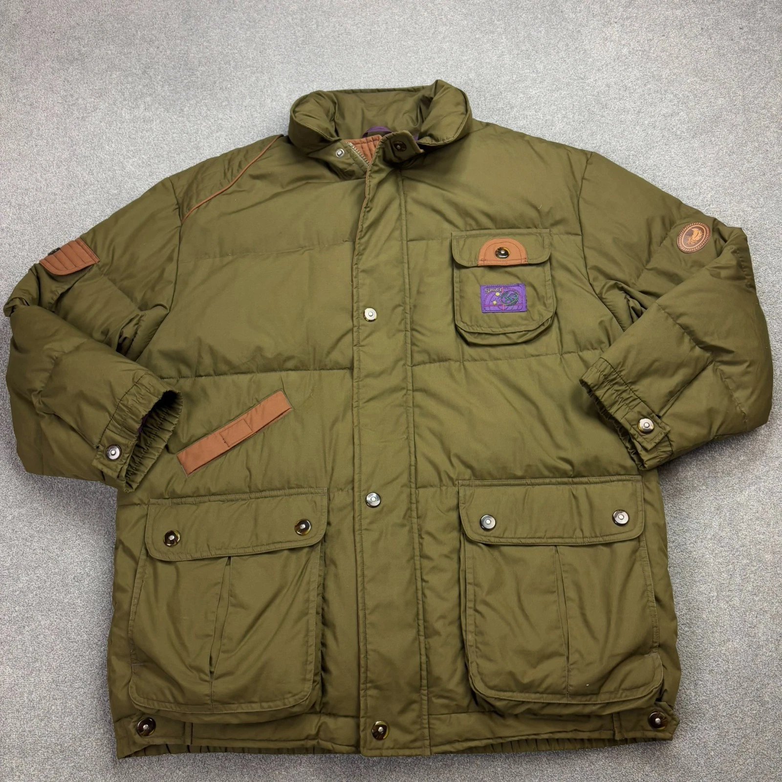 Puffer Jacket Adult Large Green Duck Down Ski Lined Outdoors Y2K 90s Coat Men
Opens in a new window