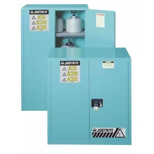 Justrite 893022 Hazardous Material Storage Cabinet, 30 Gal, 1 Shelves, Steel,