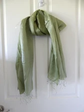 New Light Gray Silk Cashmere Blend Pashmina Lightwt Scarf Wrap Shawl 28x80"