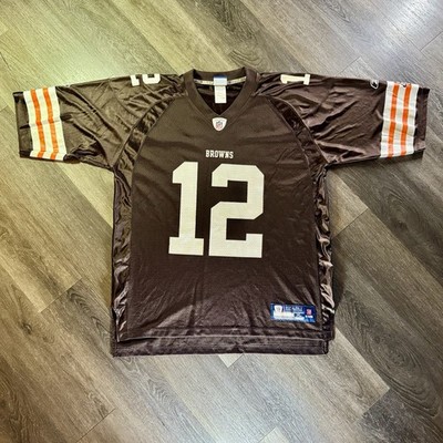 Reebok NFL Equipment On Field Cleveland Browns Colt McCoy 12 Jersey Men's Sz XL