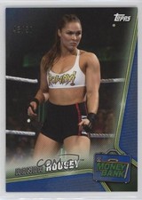 2019 Topps WWE Money in the Bank Blue 43/50 Ronda Rousey #69 04br