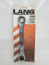 Lang Tools RB-2428 Ratcheting Box Wrench Double End 3/4" and 7/8" Made in USA